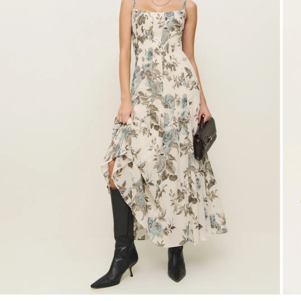 Reformation Katalina Dress-  Floral Print Maxi - BNWT